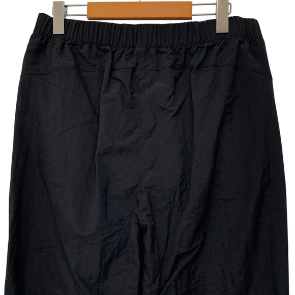 GAP Joggers Womens Large TALL/LONG Black 100% Nylon High Rise Quick Dry Travel - Picture 4 of 6